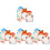 12Sets Double-Sided Dry Erase Boards for Kids Paper Plastic Material 3