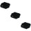 Set Of 3 Shield Crank Protector Crankset Cap 7x4x1.5cm 9