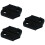 Set Of 3 Shield Crank Protector Crankset Cap 7x4x1.5cm 7
