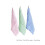 6 Pcs Toddler No Shedding Small Face Towel 2