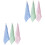 6 Pcs Toddler No Shedding Small Face Towel 11