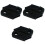 Set Of 3 Shield Crank Protector Crankset Cap 7x4x1.5cm 3