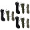 9 Pcs Nylon Rope Braided Rope Tool 6