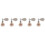 5Pcs Body Glitter Spray Highlighter Powder Shimmer 9