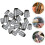 40St Veiligheidswiggen Compact Connector Grijs Ijzer Fixers 10