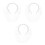 3St Parel Decoratie Sluier Haarband, Wit, Vintage Bruiloft Accessoires 5