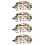 4 Sets Soldier Model Decor Man 10