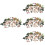 4 Sets Soldier Model Decor Man 8