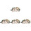 4 Sets Soldier Model Decor Man 4