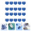 100St Spuitmonddopjes Plastic Herbruikbaar Luer Lock Caps 9