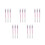 15 Pcs Eyebrow Mapping Pen For Microblading And Lip Marking White 5