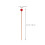 3Paren Paar Drumsticks Met Rubberkop Voor Percussie Instrument 2