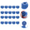 100St Spuitmonddopjes Plastic Herbruikbaar Luer Lock Caps 8