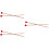 3Paren Paar Drumsticks Met Rubberkop Voor Percussie Instrument 8