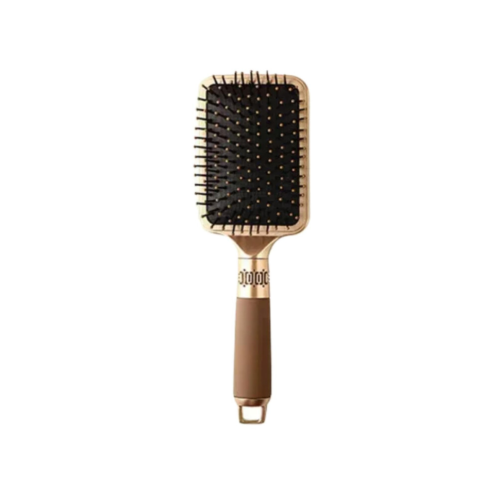 Vented Hair Brush with Spiral Elastic Design and Gentle Nylon Bristles for Fast Blow Drying