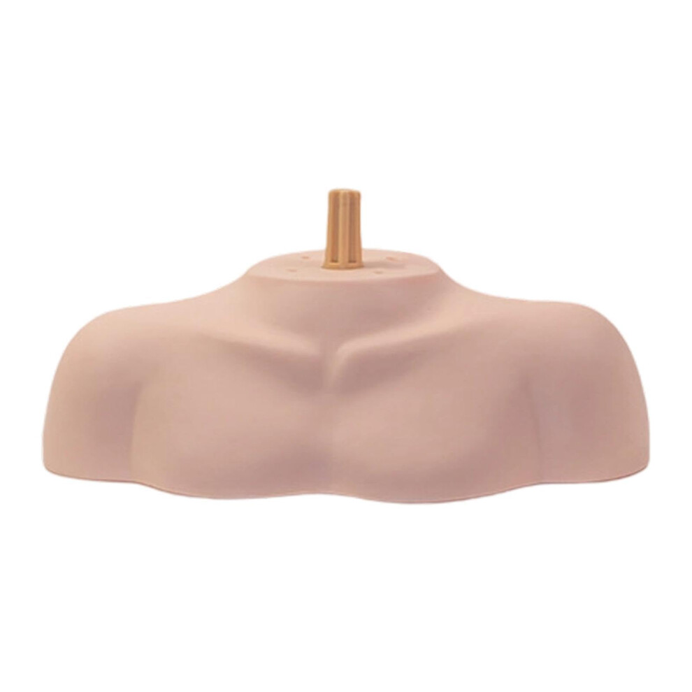 Unisex Mannequin Head Stand With Shoulders For Wig Display And Hairdressing Training, Stable Bust Support