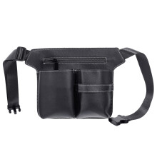 Hair Stylist Tool Belt Leather Barber Scissor Pouch with Adjustable Waist and MultiTool Capacity