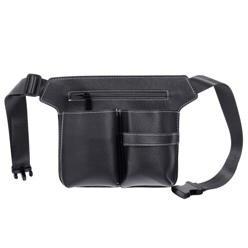 Hair Stylist Tool Belt Leather Barber Scissor Pouch With Adjustable Waist And Multitool Capacity 9365369867741