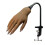 Silicone Nail Practice Hand with Stand, Realistic Texture Training Hand for Acrylic Nails 4# Right 1