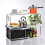 2 Pack Storage Bins Microwave Ovens Multifunctional Rack Double Layer 10