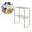 2 Pack Storage Bins Microwave Ovens Multifunctional Rack Double Layer 9
