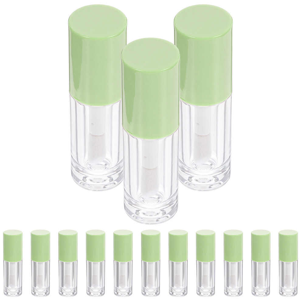 Aboofan Green 56Pcs Durable Abs Lip Balm Containers Empty Refillable Tubes