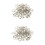 2Sets Durable Silver Metal D Ring Buckle for Handbag Craft 5