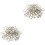2Sets Durable Silver Metal D Ring Buckle for Handbag Craft 7