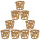 Multi-Function Straw Cup Sleeve For Friends 9pcs 2