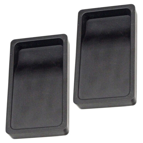 4 Pcs Calligraphy Inkstones Two-Sided Lightweight Black
