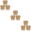 Multi-Function Straw Cup Sleeve For Friends 9pcs 9