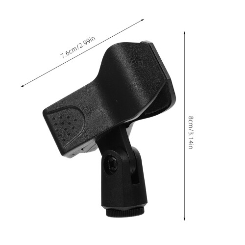 6pcs Plastic Microphone Clips Mic Stand Clip For Microphone Holder For Desk Mount 1