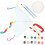 1Set Kids DIY Kite Making Kit Plastic Material Assorted Toy 1