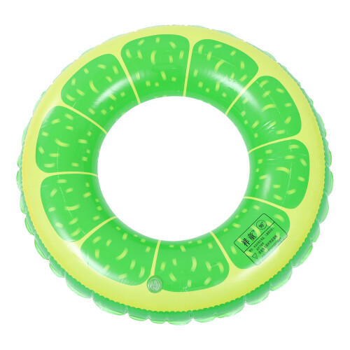 5pcs Orange Swim Ring Float Thicken Pvc Baby