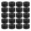 Rubber Flowerpot Riser Black Invisible For Plant Pots  40pcs 3