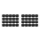 Rubber Flowerpot Riser Black Invisible For Plant Pots  40pcs 11