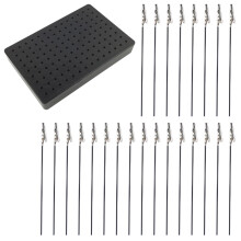 2Sets Zwarte Klemhouder Voor En Kleurclips