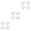 12 Pcs Useful Waterproof Wall Boxes Wall Panel Cases 5