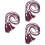 24pcs Momentary Button Circuit Button Replacement For Electric Switch Pins Random Color 6