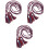 24pcs Momentary Button Circuit Button Replacement For Electric Switch Pins Random Color 3