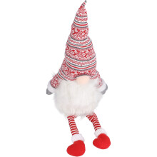 Décorations de Noël festives avec des gnomes lumineux et des pieds réglables. Décoration intérieure de qualité supérieure pour la maison.