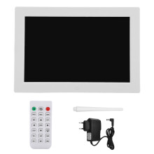 Digital Picture Frame High Resolution IPS Screen 12 Inch, Photo Video Player With Remote Control And Background Music Support, Multi Window Display