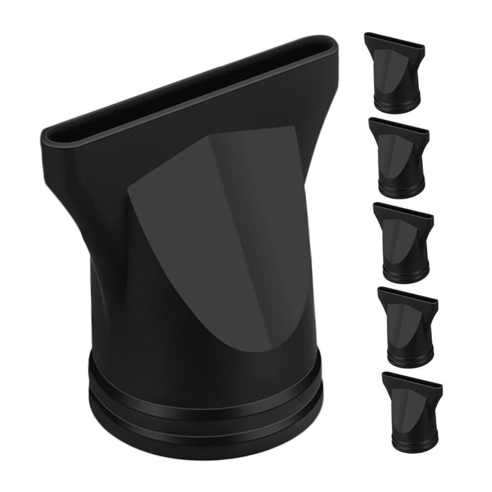 Universal Hair Dryer Diffuser and Nozzle Attachments Set for Curly Hair Styling, 6pcs