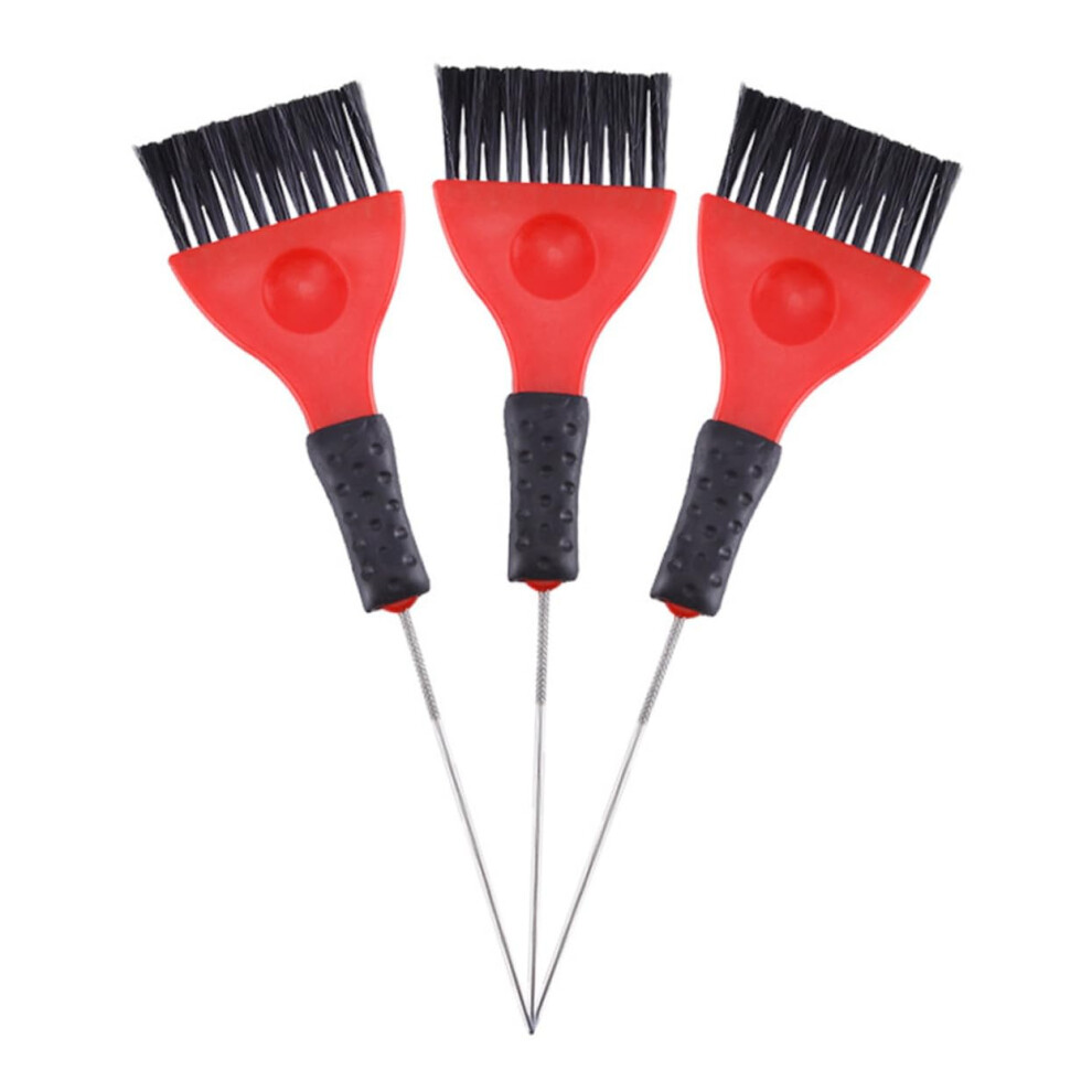 Hair Dye Brush Set with Stainless Steel Tail Comb for Precise Color Application in Salon or Home