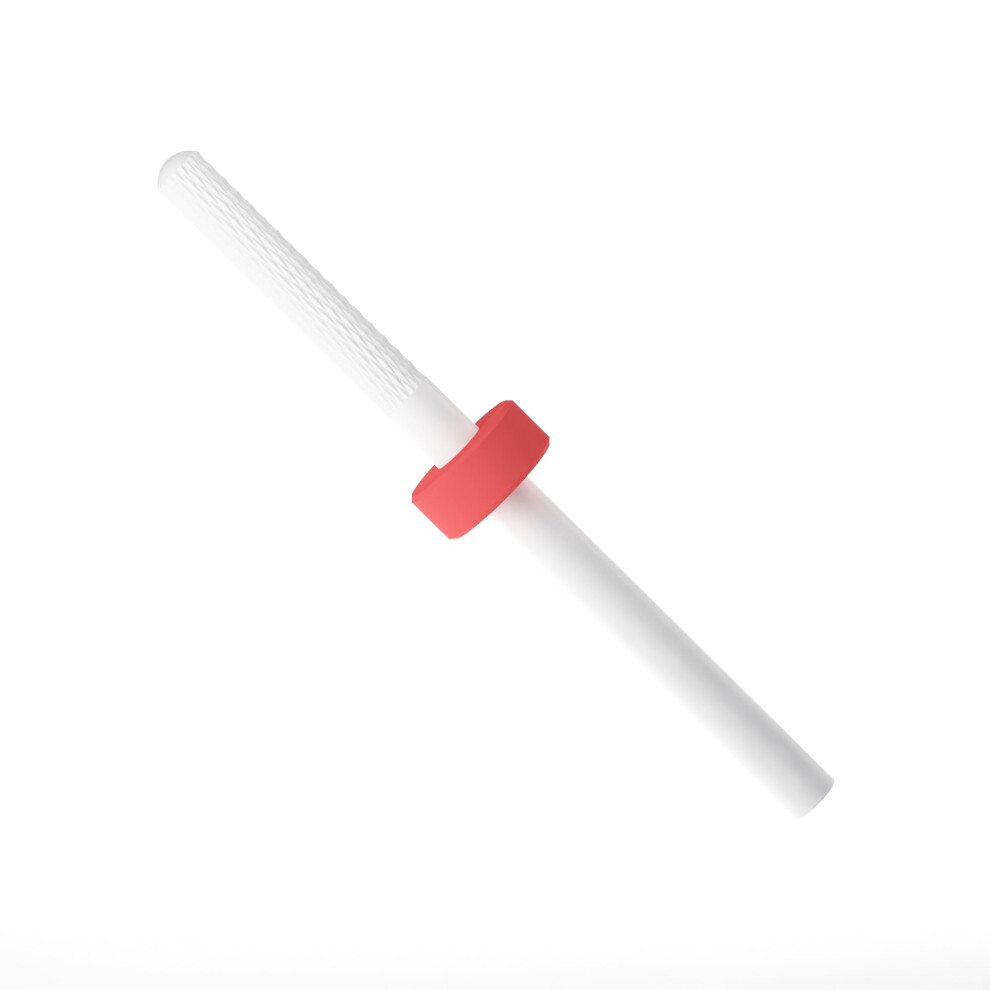 Ceramic Nail Drill Bit for Undernail Cleaning, Fine Grit Tapered Bit for Professional Manicure