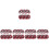 30 Pcs Cheerleading Hand Flower Hen Plastic Handheld 5