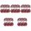 30 Pcs Cheerleading Hand Flower Hen Plastic Handheld 3