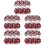 30 Pcs Cheerleading Hand Flower Hen Plastic Handheld 6