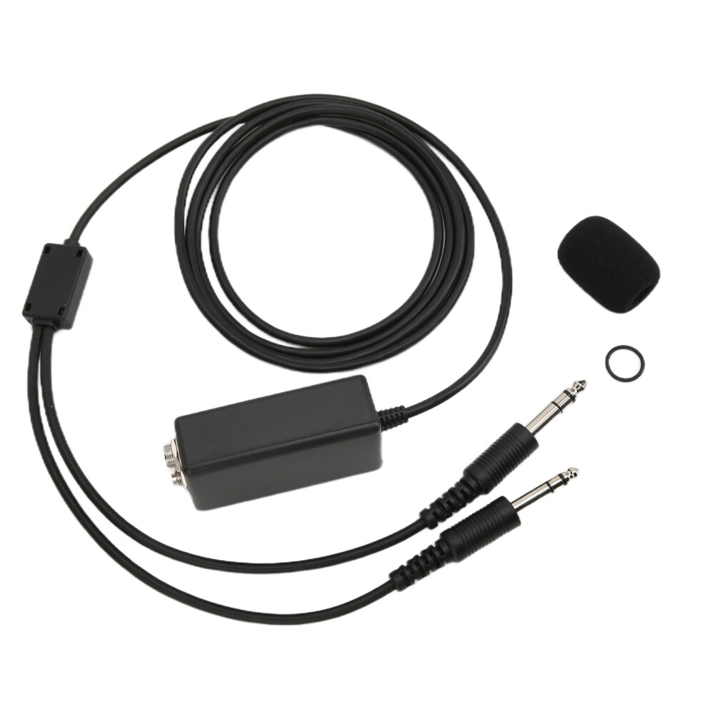 Military Headset Adapter For General Aviation Dual Plugs Lightweight Shielded Cable With High Quality Material, Plug And Play Helicopter Headset 9423501523211