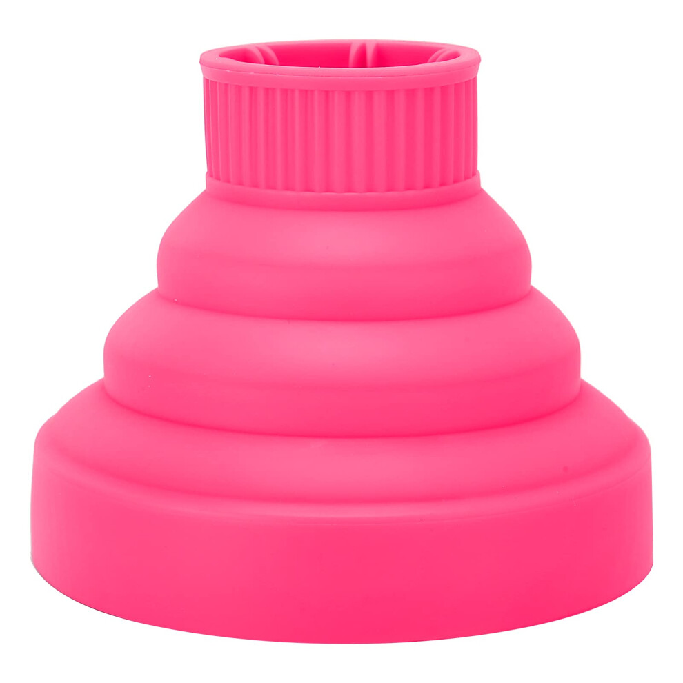 Universal Hair Dryer Diffuser for Curly Hair, Foldable Silicone Design with Even Heat Distribution